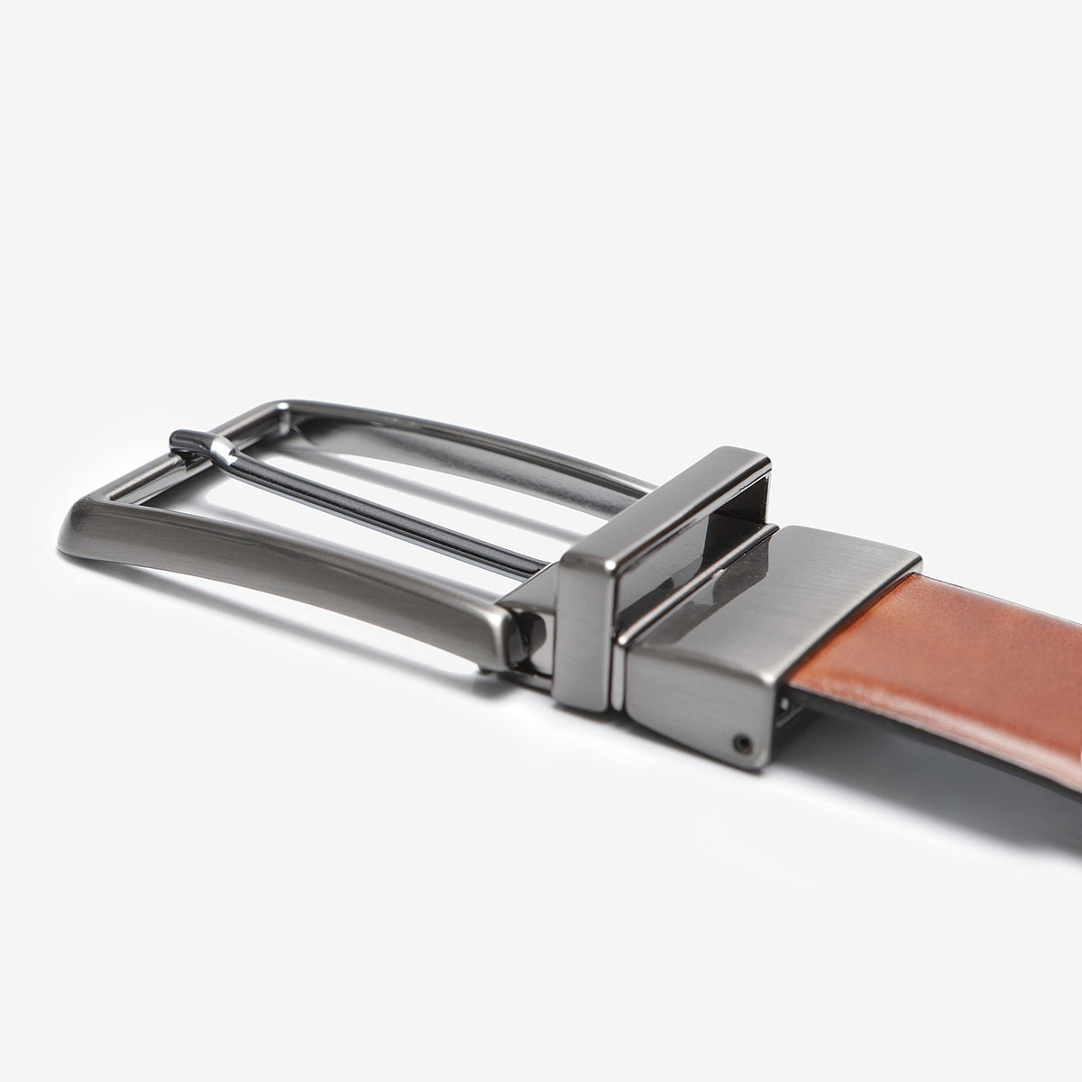 Cinto Social Dupla Face Mogno/Preto